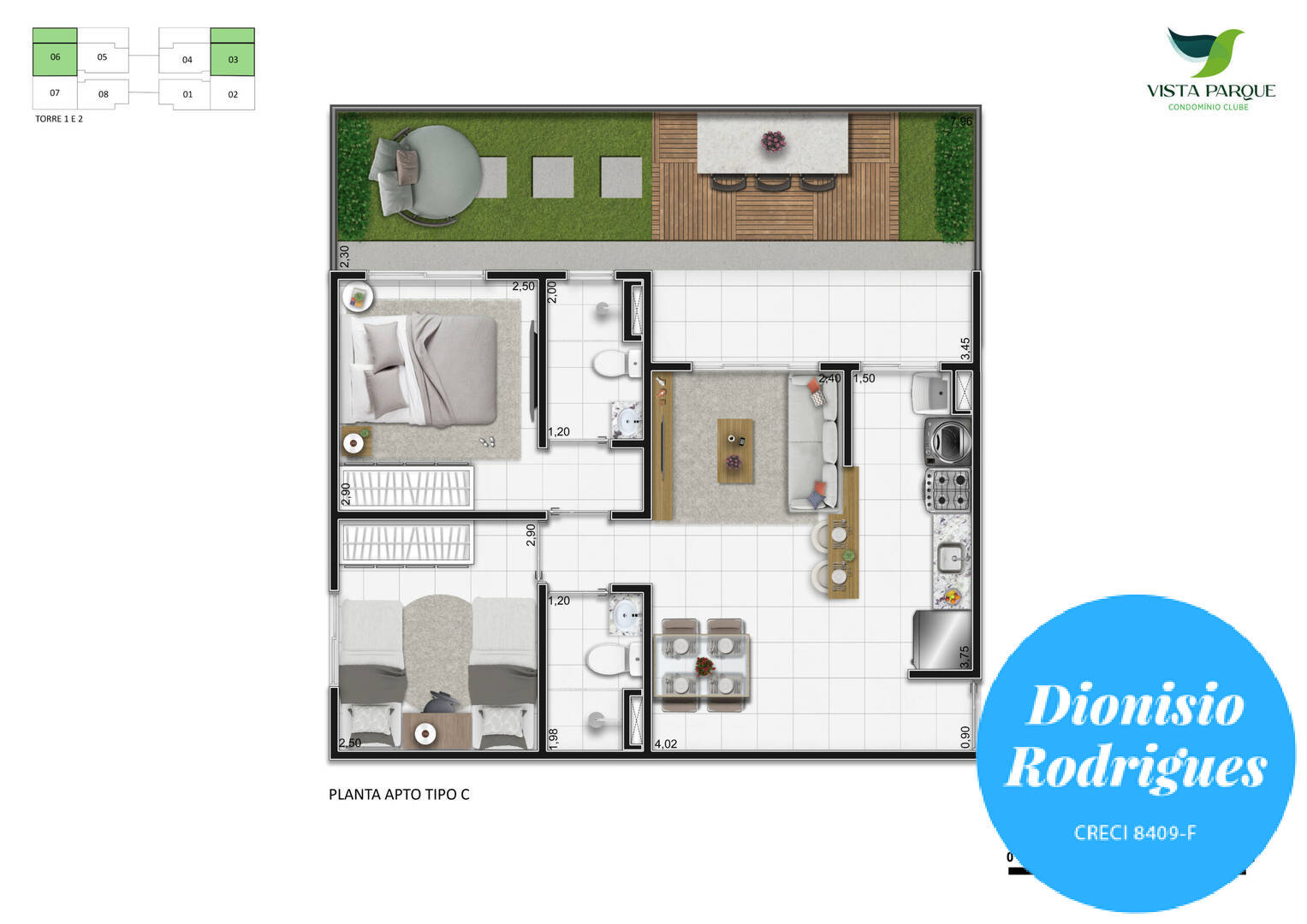 Apartamento, 2 quartos, 49 m² - Foto 9