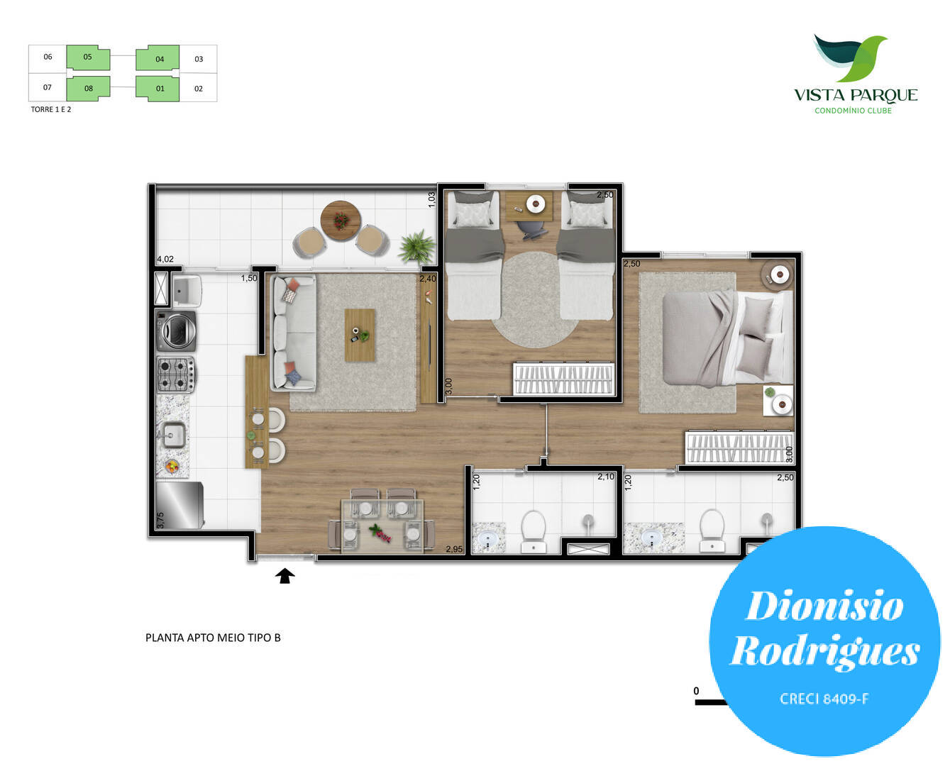 Apartamento, 2 quartos, 49 m² - Foto 10