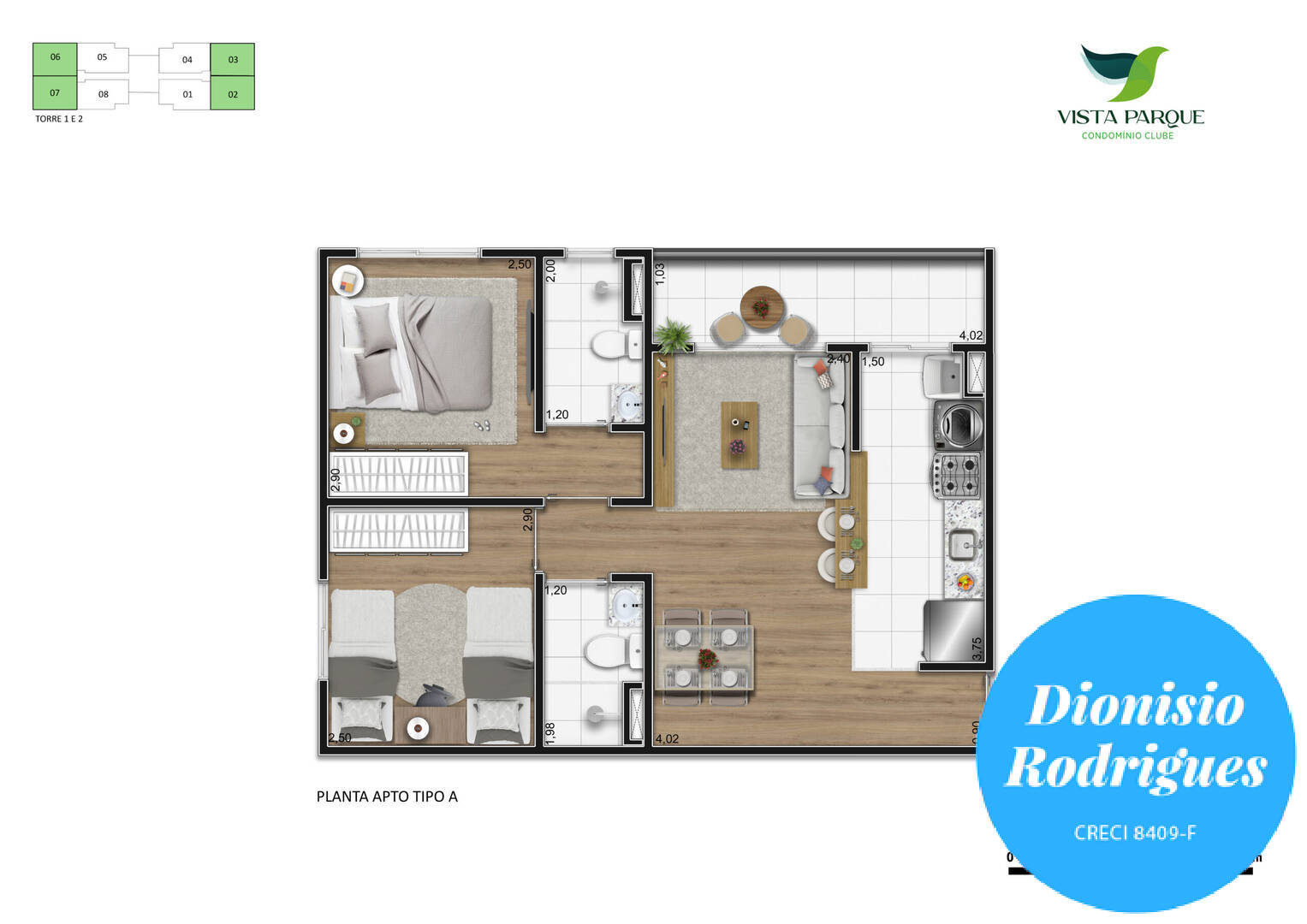 Apartamento, 2 quartos, 49 m² - Foto 11