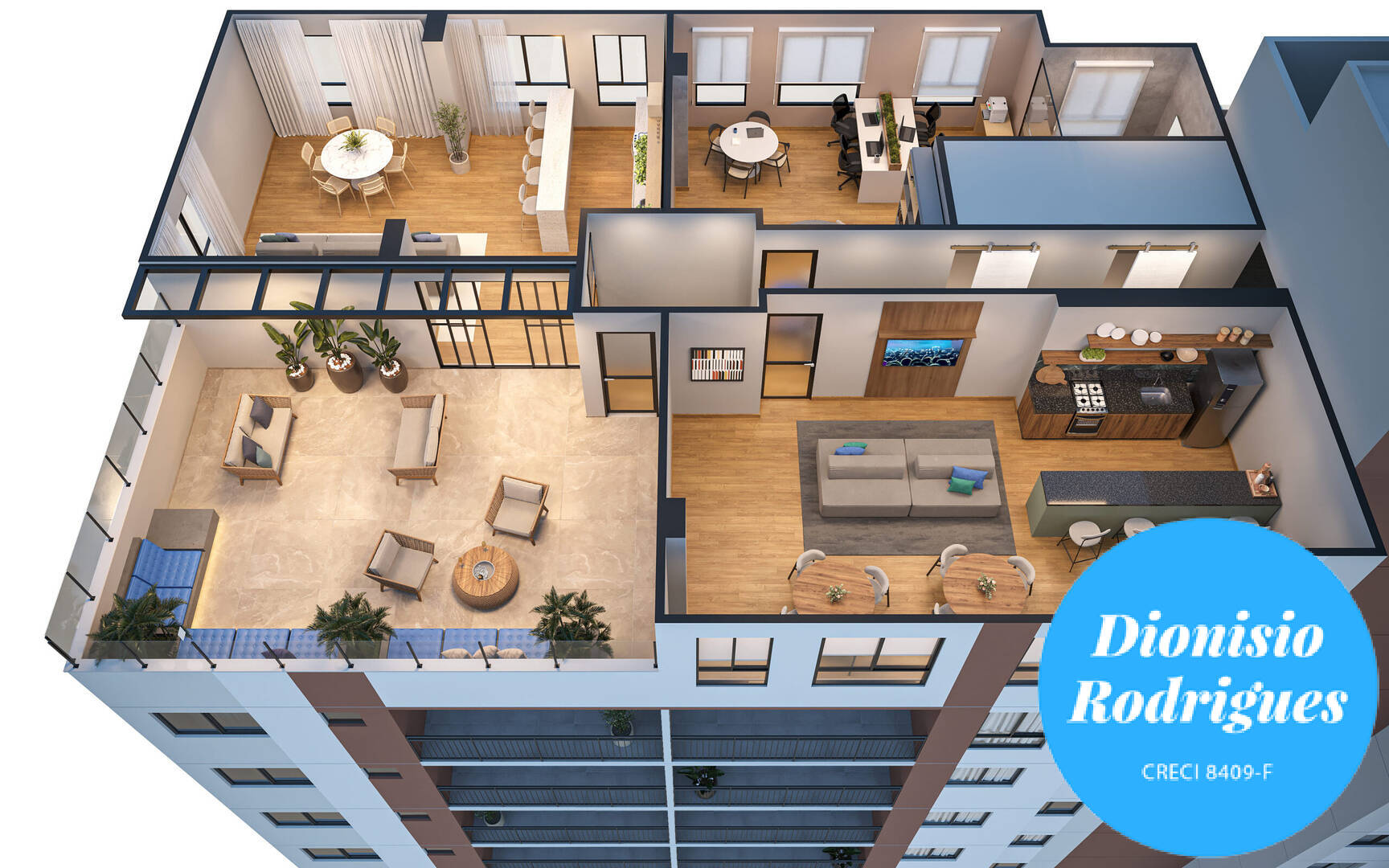 Apartamento, 2 quartos, 100 m² - Foto 2