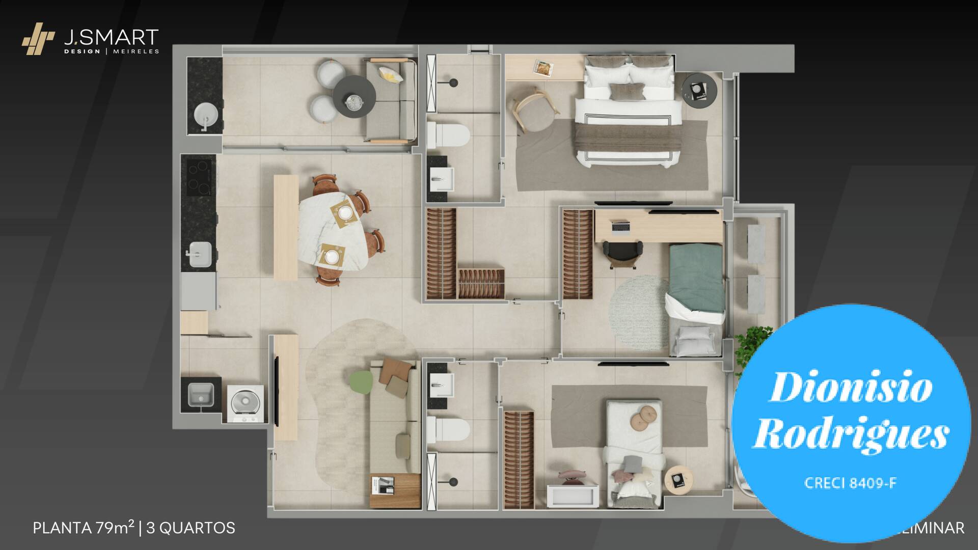 Apartamento, 2 quartos, 56 m² - Foto 24