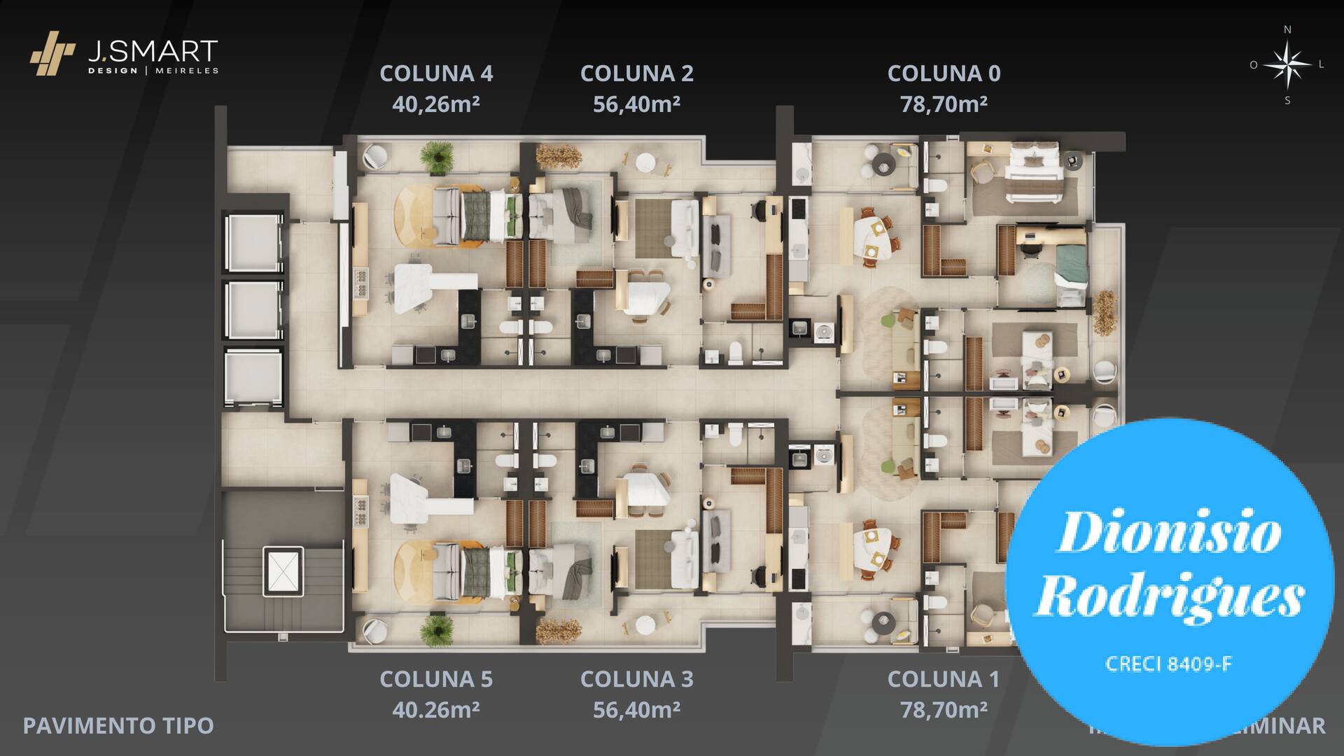 Apartamento, 2 quartos, 56 m² - Foto 33